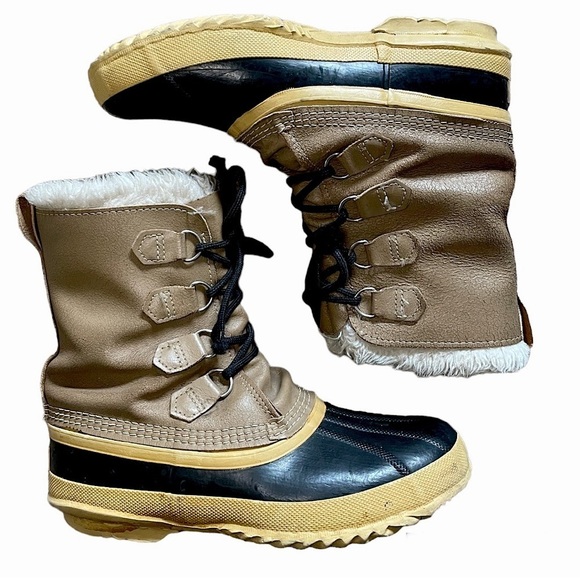 Sorel Shoes - Vintage Sorel Manitou Wool Lined Waterproof Winter Snow Boots | 9.5